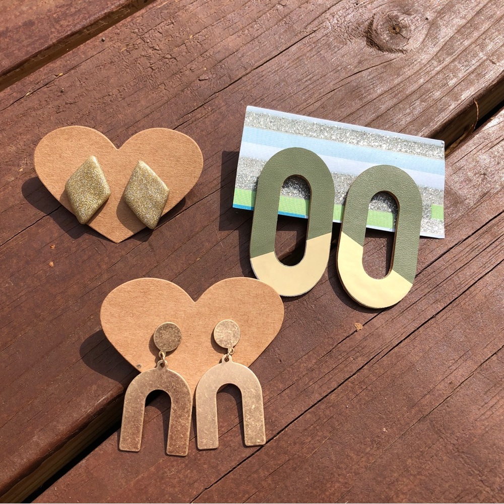 Bundle of Gold Statement Earrings